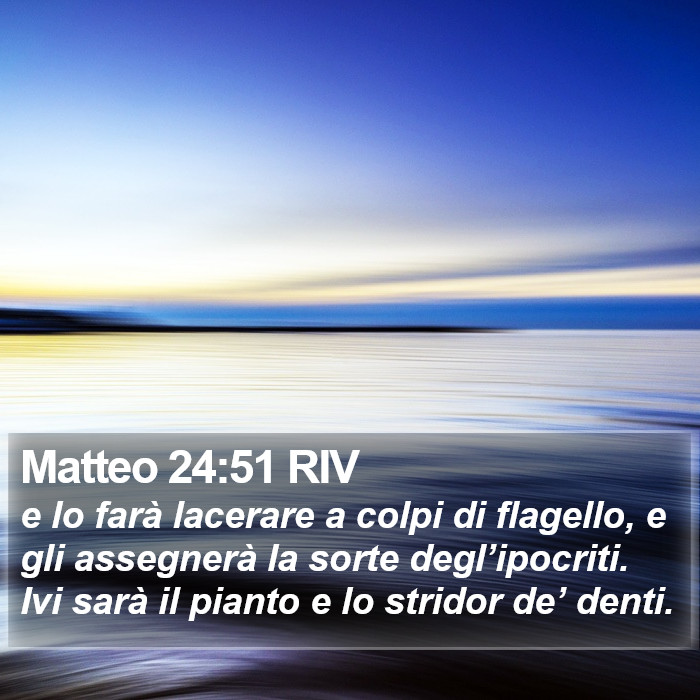 Matteo 24:51 RIV Bible Study