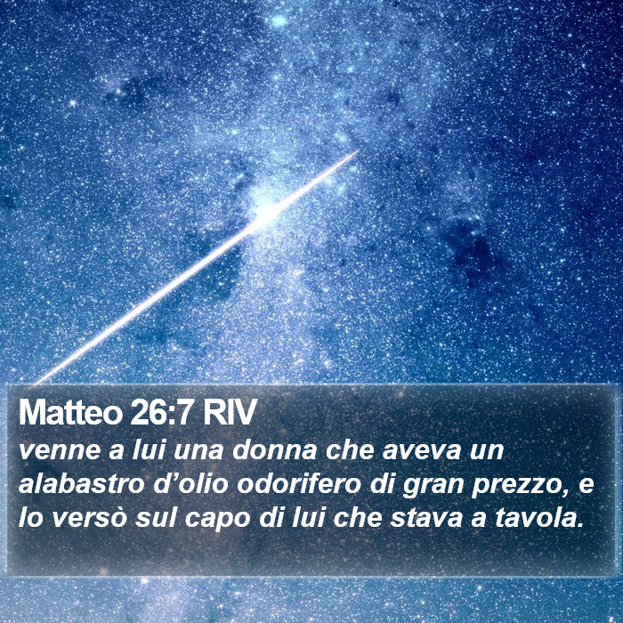 Matteo 26:7 RIV Bible Study