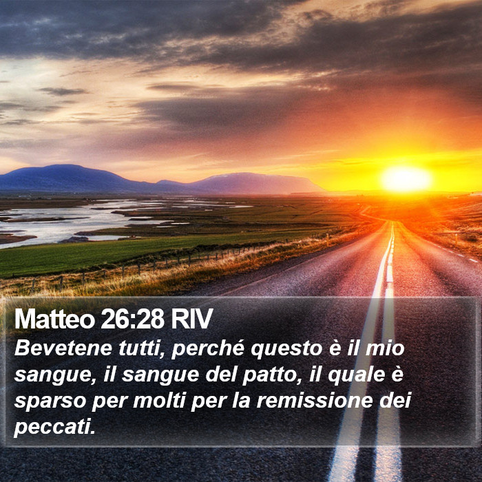 Matteo 26:28 RIV Bible Study