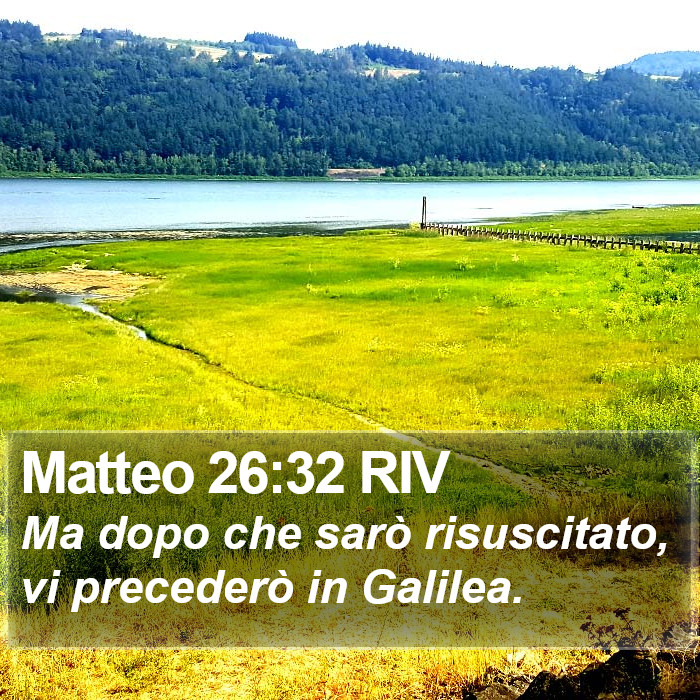 Matteo 26:32 RIV Bible Study