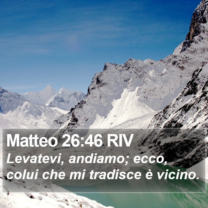 Matteo 26:46 RIV Bible Study