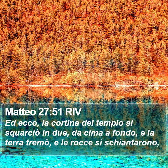 Matteo 27:51 RIV Bible Study