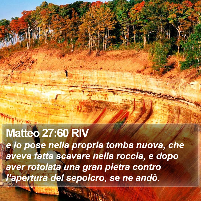 Matteo 27:60 RIV Bible Study