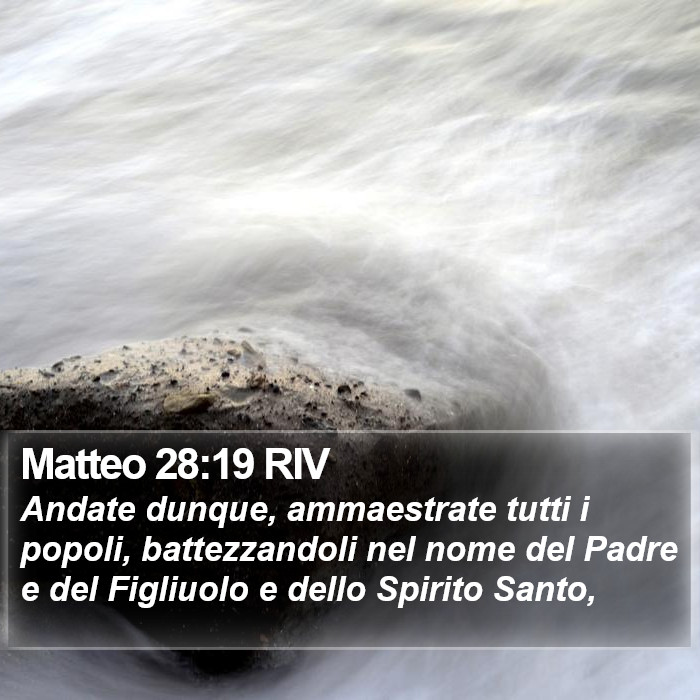 Matteo 28:19 RIV Bible Study