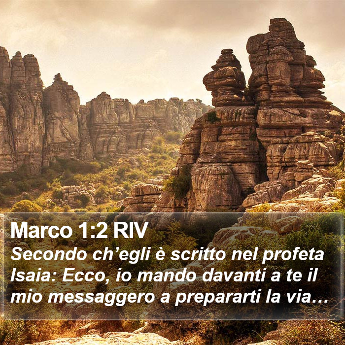 Marco 1:2 RIV Bible Study