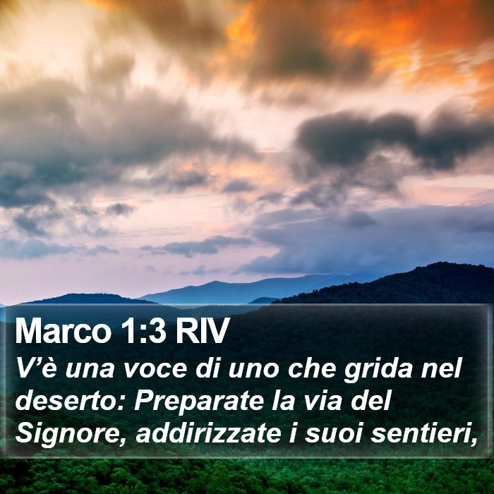 Marco 1:3 RIV Bible Study