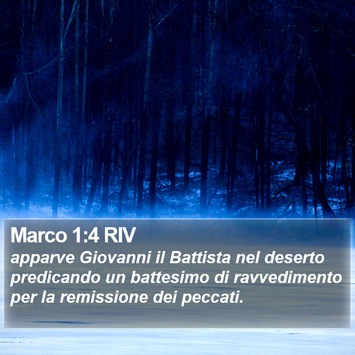 Marco 1:4 RIV Bible Study