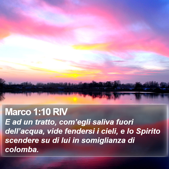 Marco 1:10 RIV Bible Study