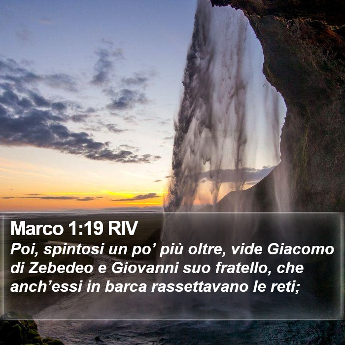 Marco 1:19 RIV Bible Study