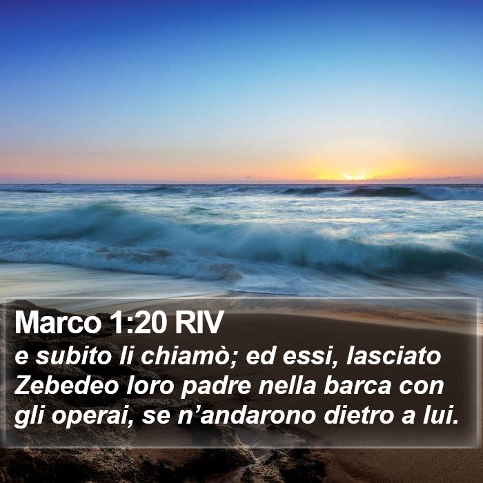 Marco 1:20 RIV Bible Study