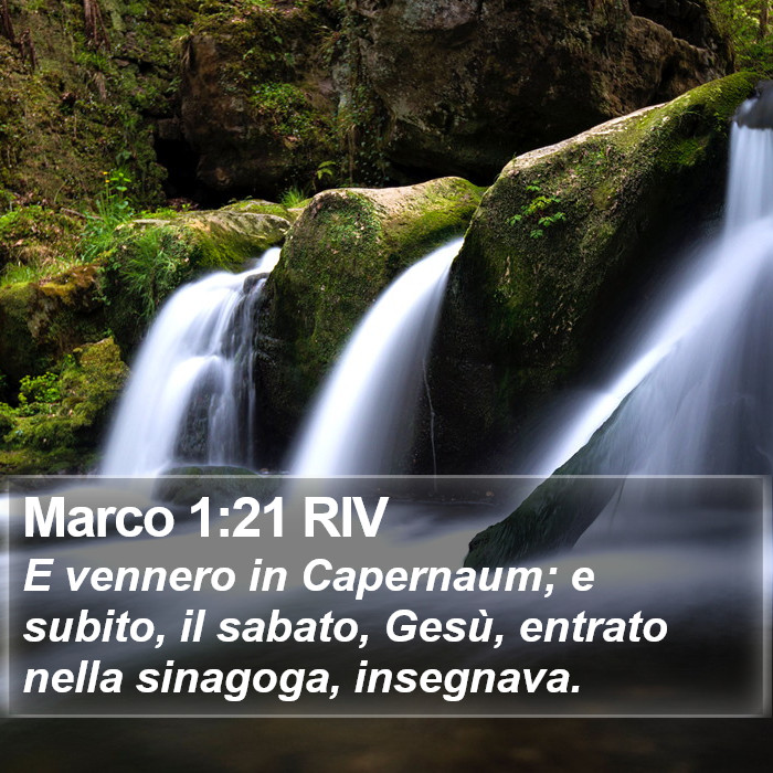 Marco 1:21 RIV Bible Study