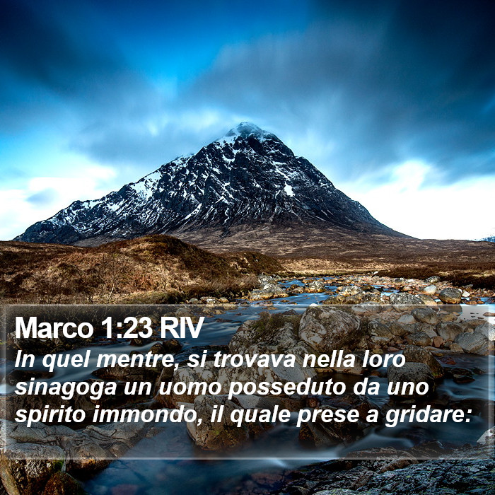 Marco 1:23 RIV Bible Study