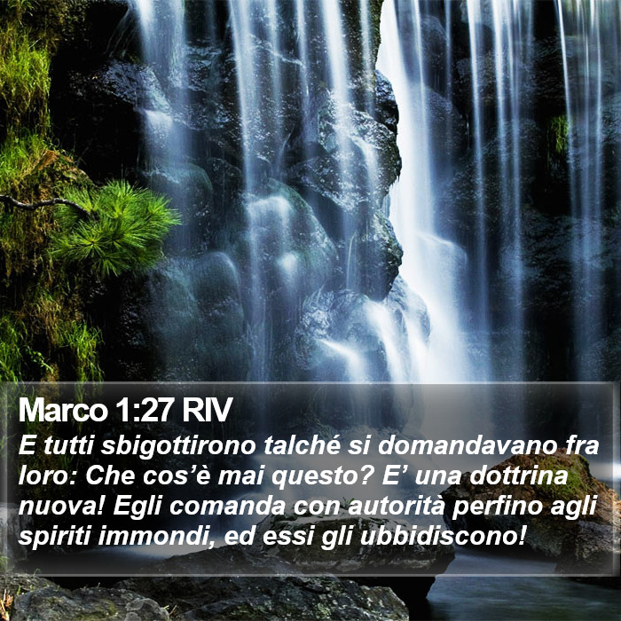 Marco 1:27 RIV Bible Study