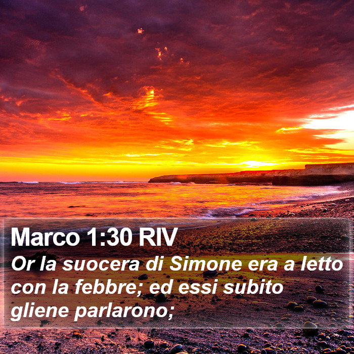 Marco 1:30 RIV Bible Study