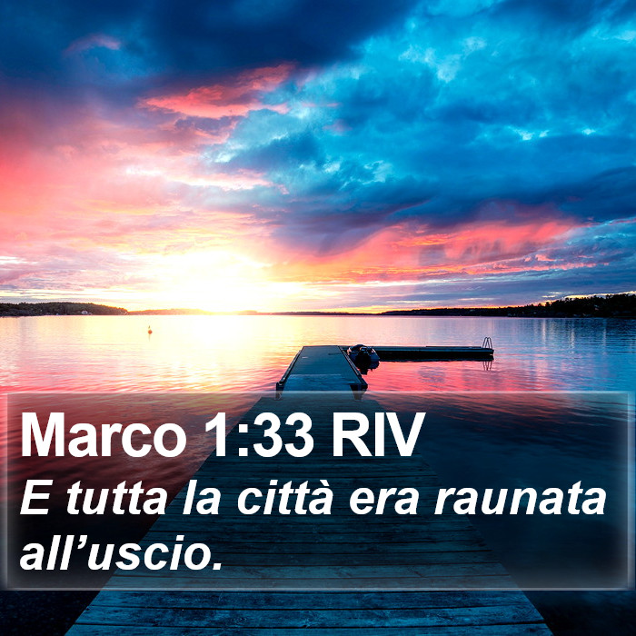 Marco 1:33 RIV Bible Study