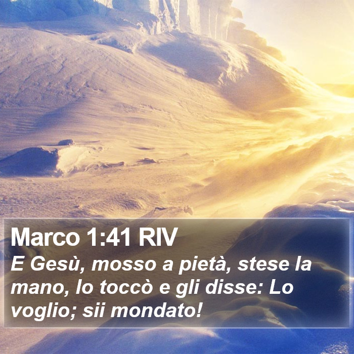 Marco 1:41 RIV Bible Study