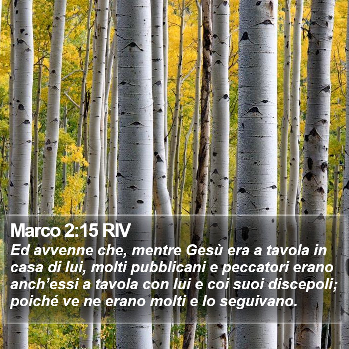 Marco 2:15 RIV Bible Study