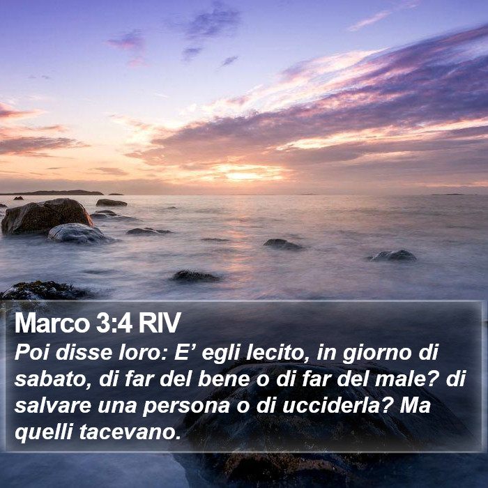 Marco 3:4 RIV Bible Study