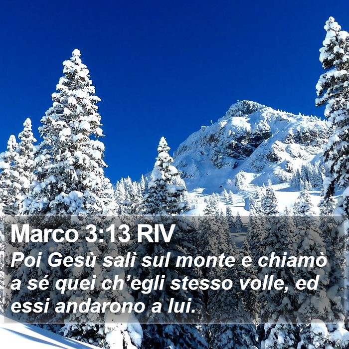 Marco 3:13 RIV Bible Study