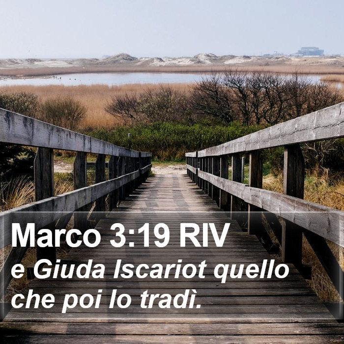 Marco 3:19 RIV Bible Study