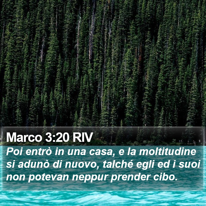 Marco 3:20 RIV Bible Study