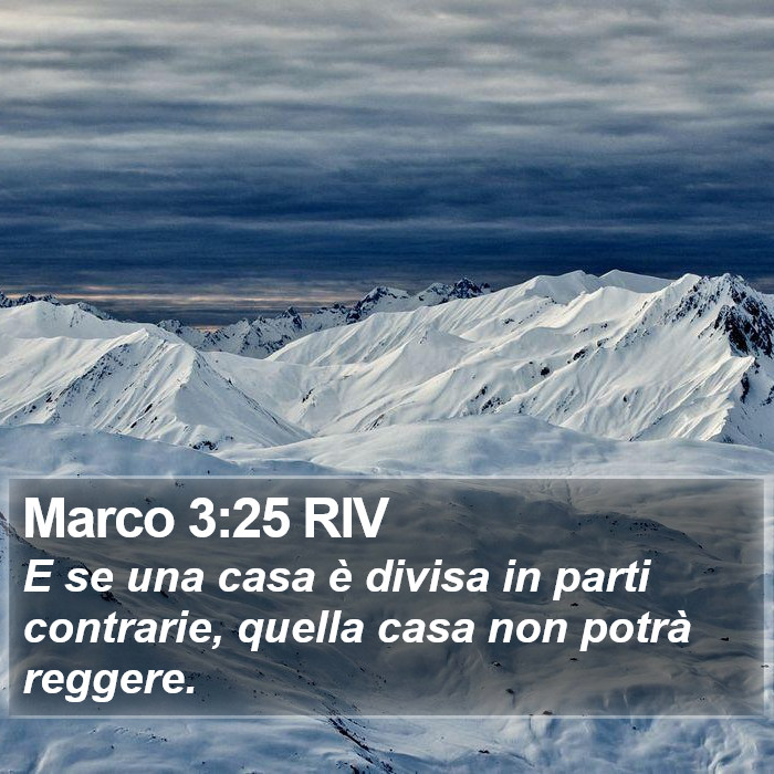 Marco 3:25 RIV Bible Study