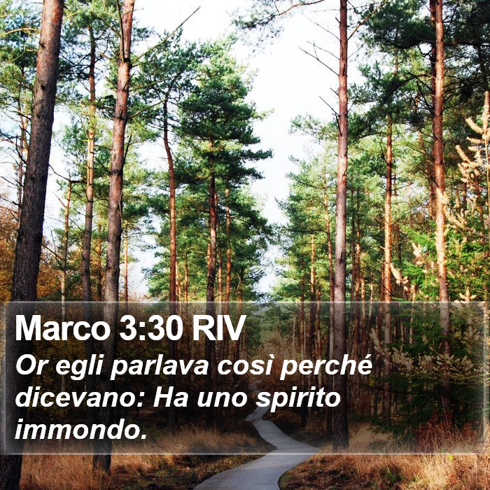 Marco 3:30 RIV Bible Study