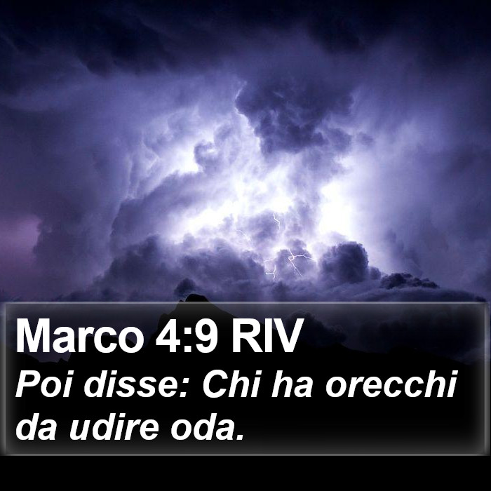 Marco 4:9 RIV Bible Study