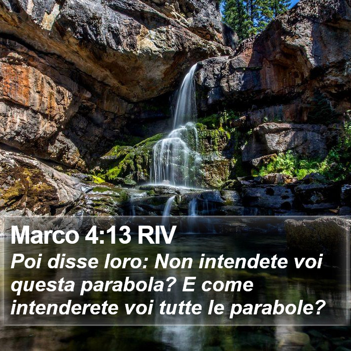 Marco 4:13 RIV Bible Study