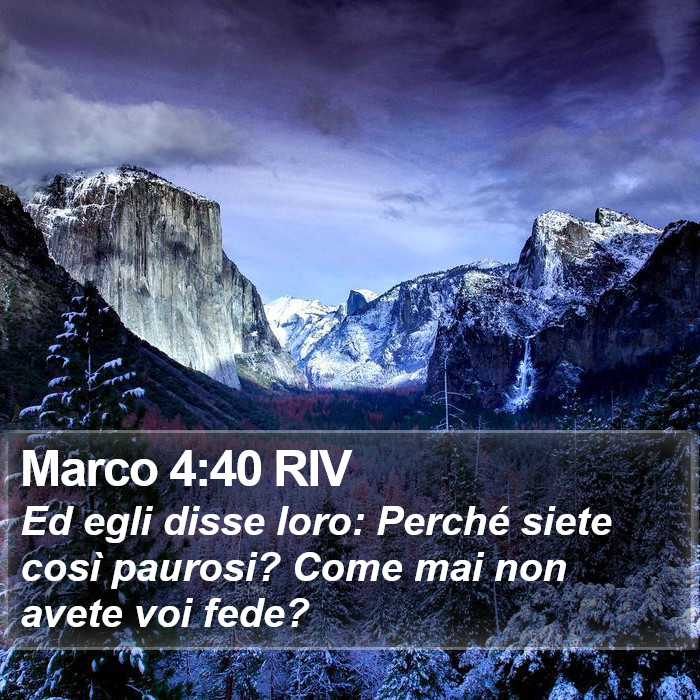Marco 4:40 RIV Bible Study