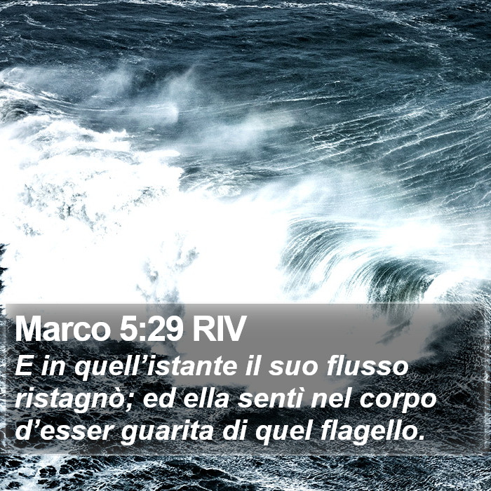Marco 5:29 RIV Bible Study