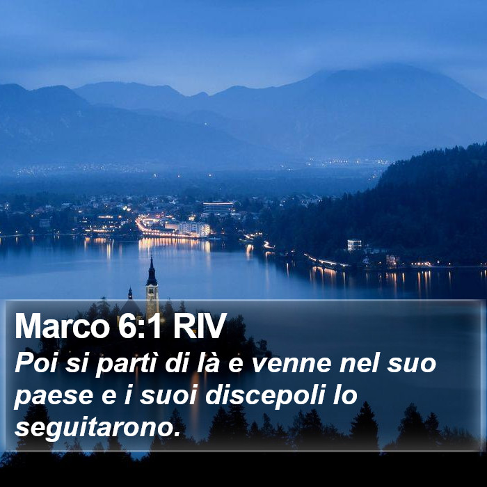 Marco 6:1 RIV Bible Study