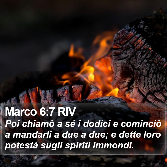 Marco 6:7 RIV Bible Study