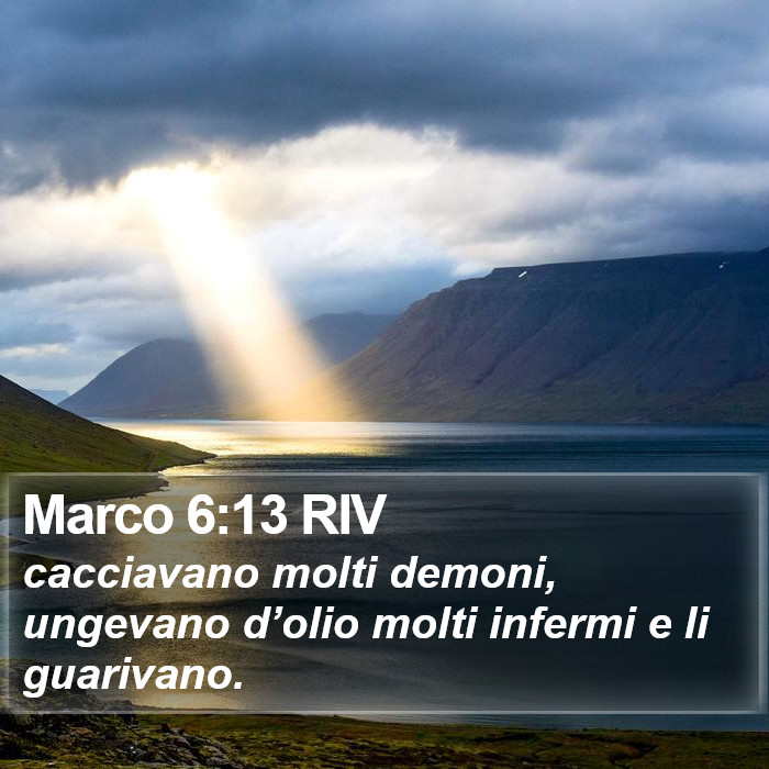 Marco 6:13 RIV Bible Study