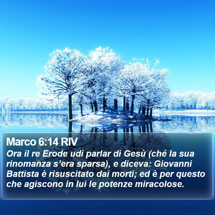 Marco 6:14 RIV Bible Study