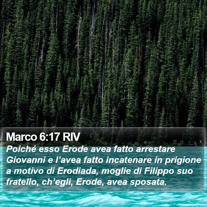 Marco 6:17 RIV Bible Study