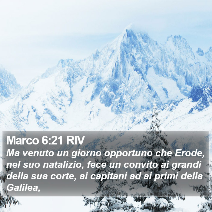 Marco 6:21 RIV Bible Study