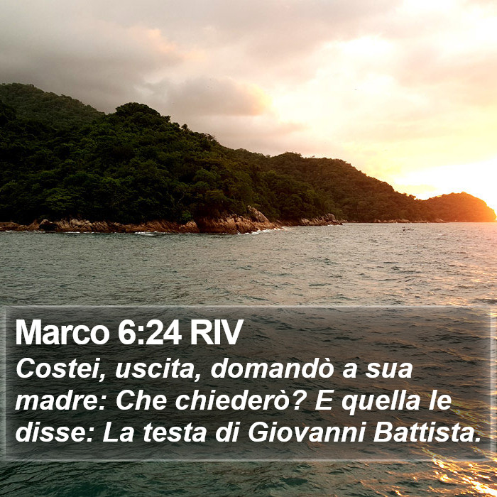 Marco 6:24 RIV Bible Study