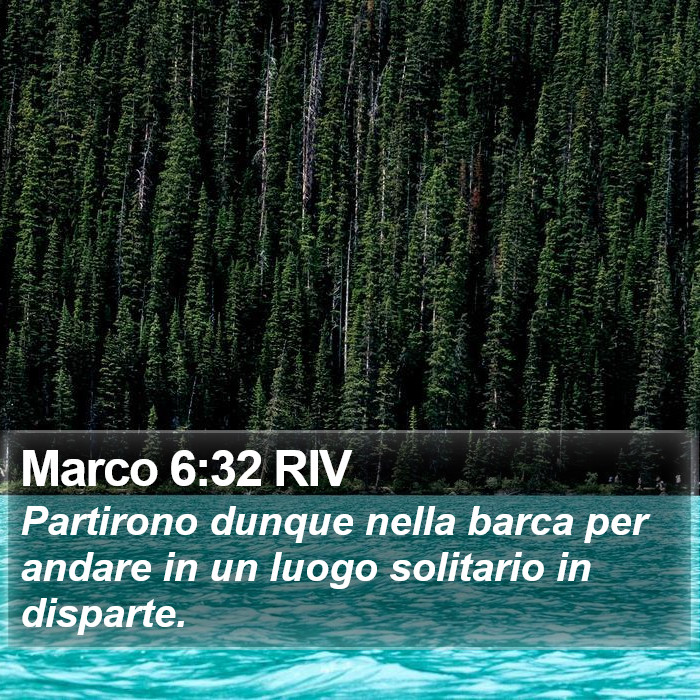 Marco 6:32 RIV Bible Study