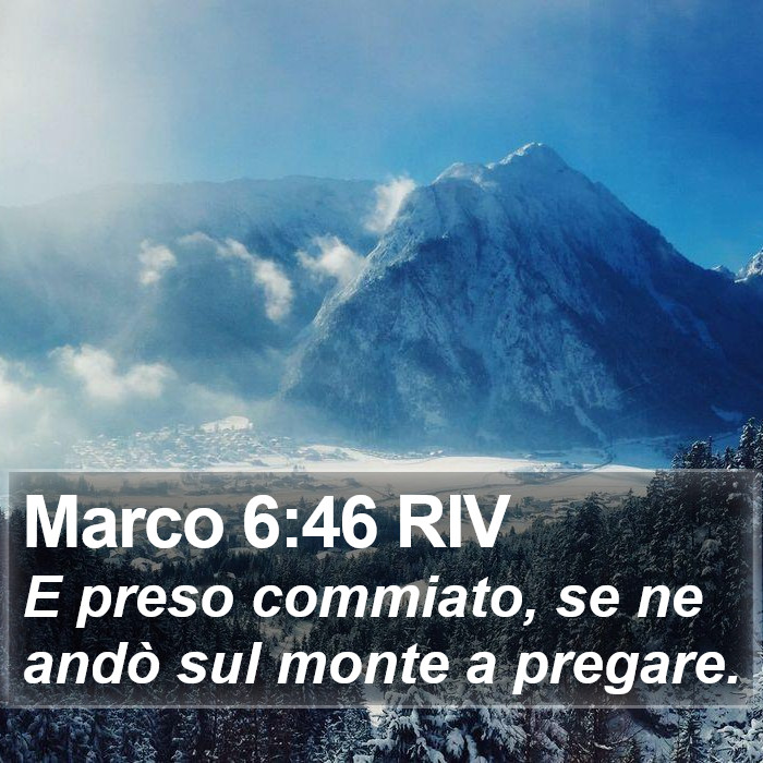 Marco 6:46 RIV Bible Study