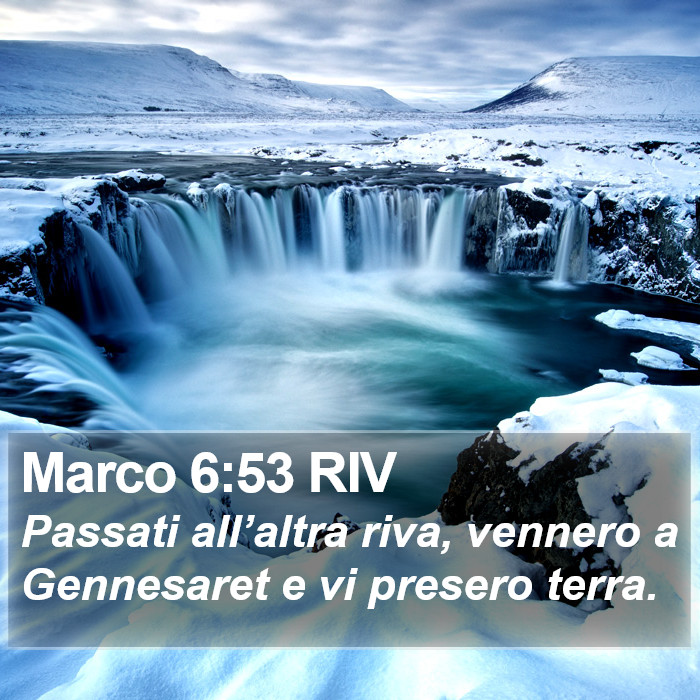 Marco 6:53 RIV Bible Study