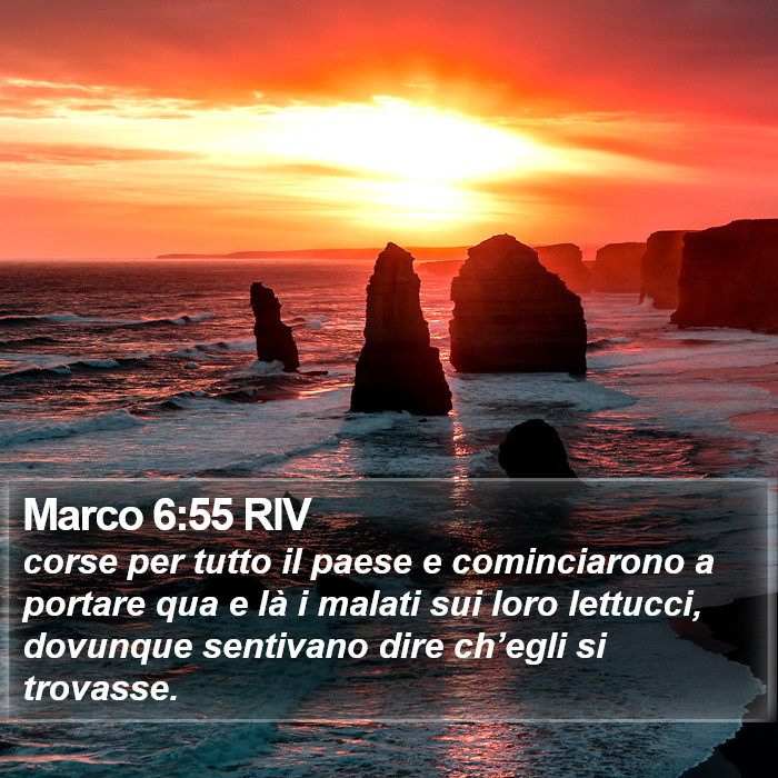 Marco 6:55 RIV Bible Study