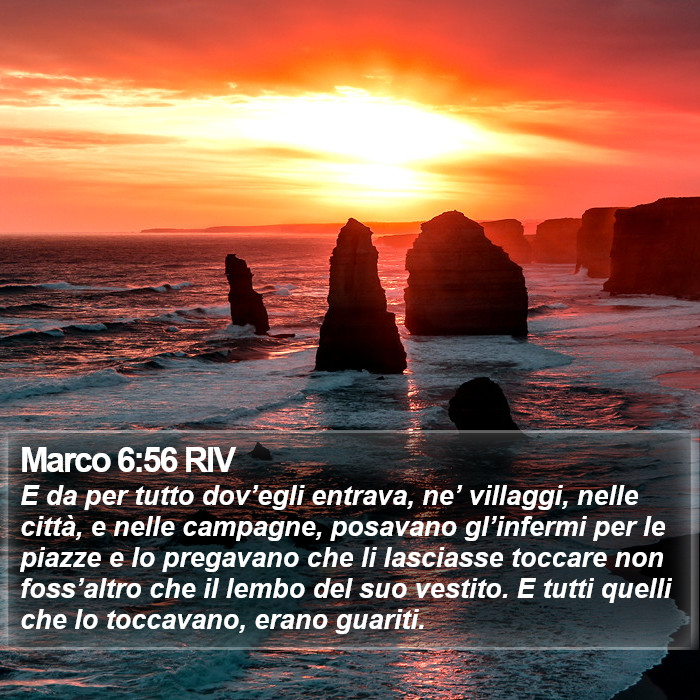 Marco 6:56 RIV Bible Study