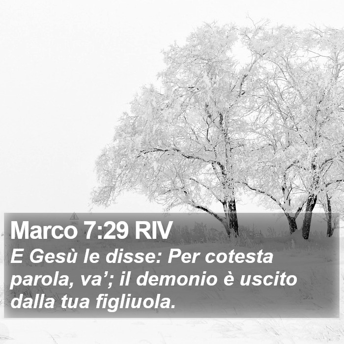 Marco 7:29 RIV Bible Study