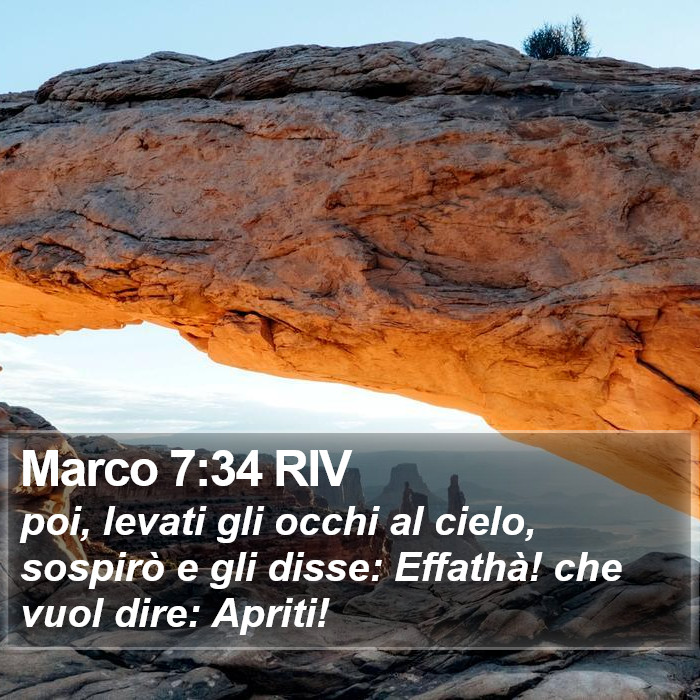 Marco 7:34 RIV Bible Study