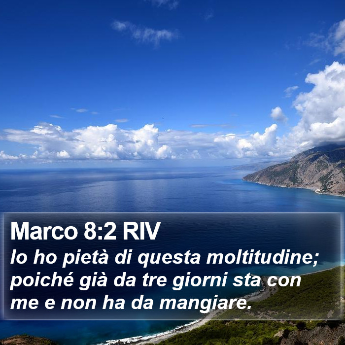 Marco 8:2 RIV Bible Study