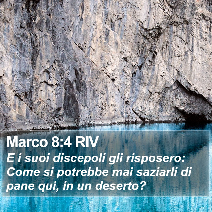 Marco 8:4 RIV Bible Study