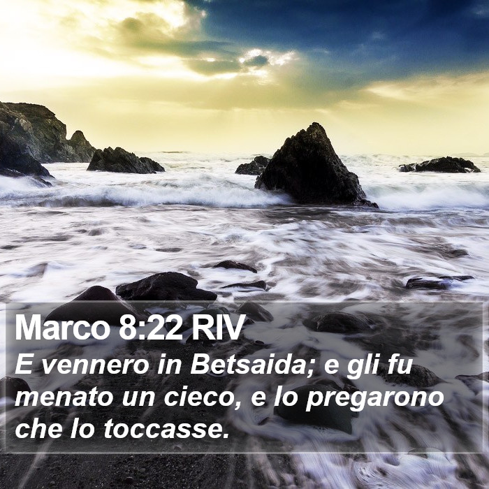 Marco 8:22 RIV Bible Study