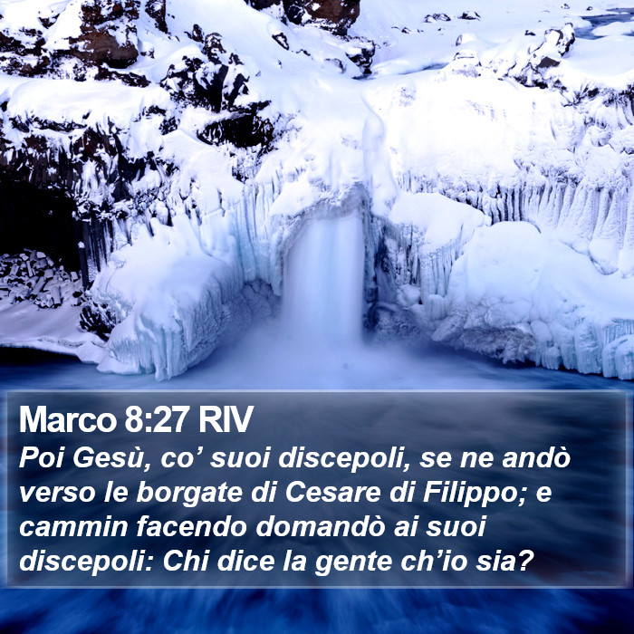 Marco 8:27 RIV Bible Study