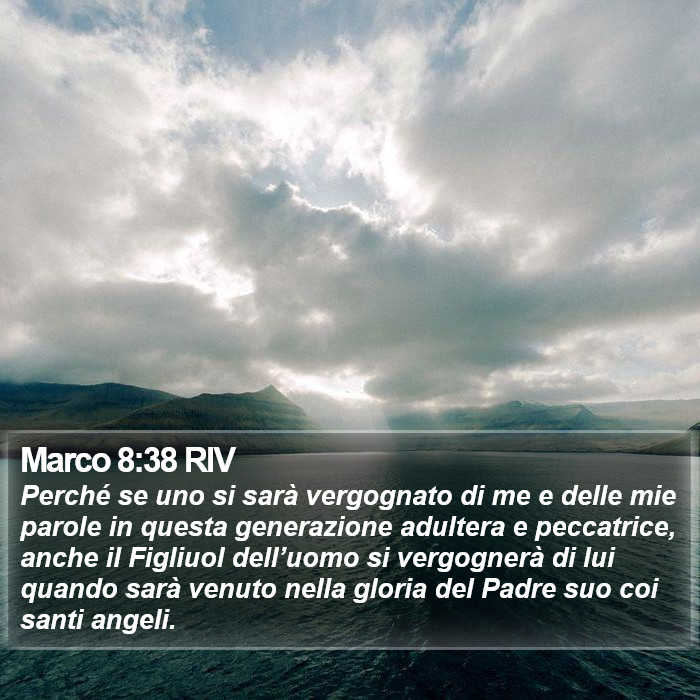 Marco 8:38 RIV Bible Study